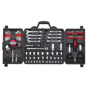 101 Piece Mechanic Tool Set for Vehicle and Home Maintenance, Roadside Emergencies. SAE and Metric Tool Set for Car, Boat, RV, Bikes - DT0006