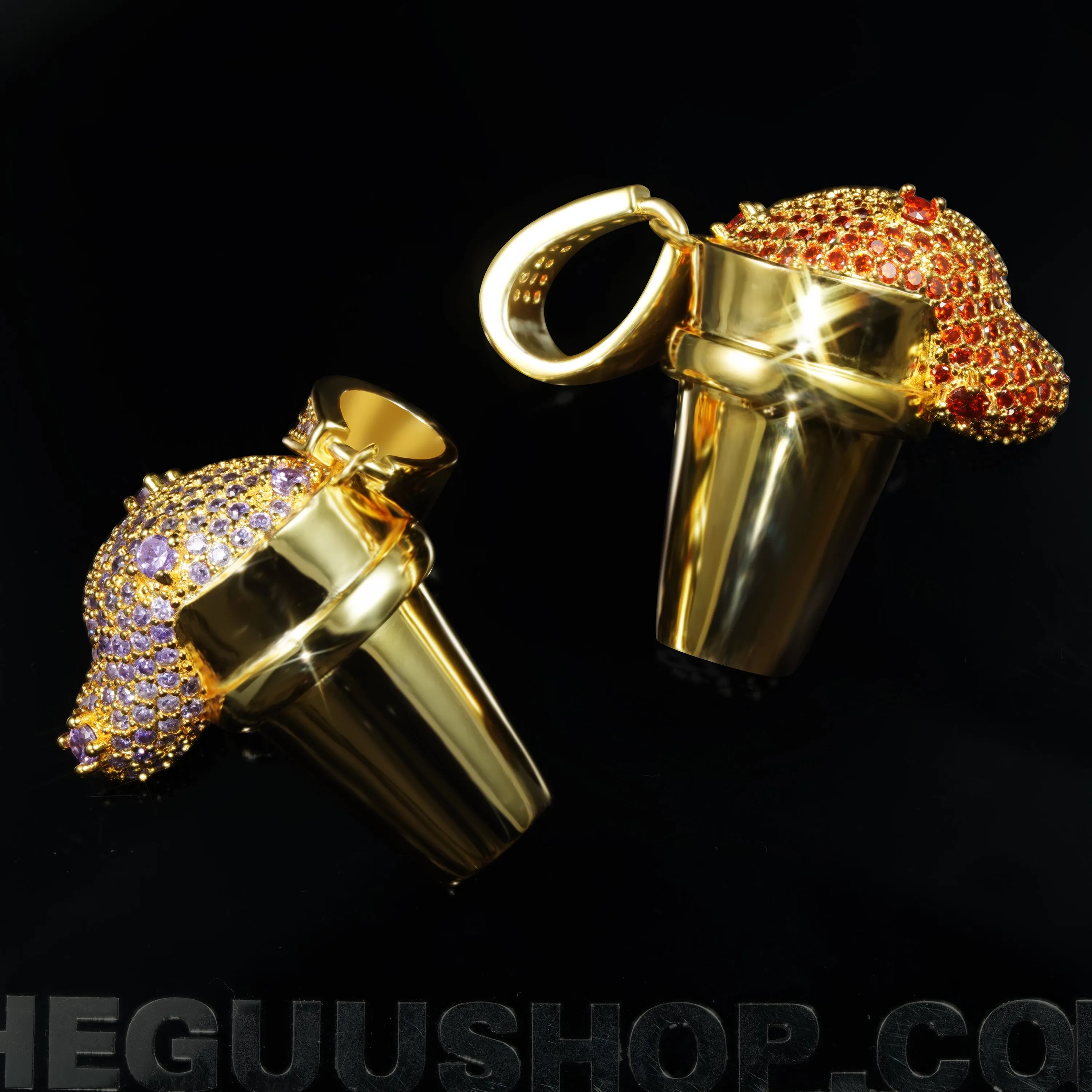 18K Gold-Plated StyrofoamCup Necklace