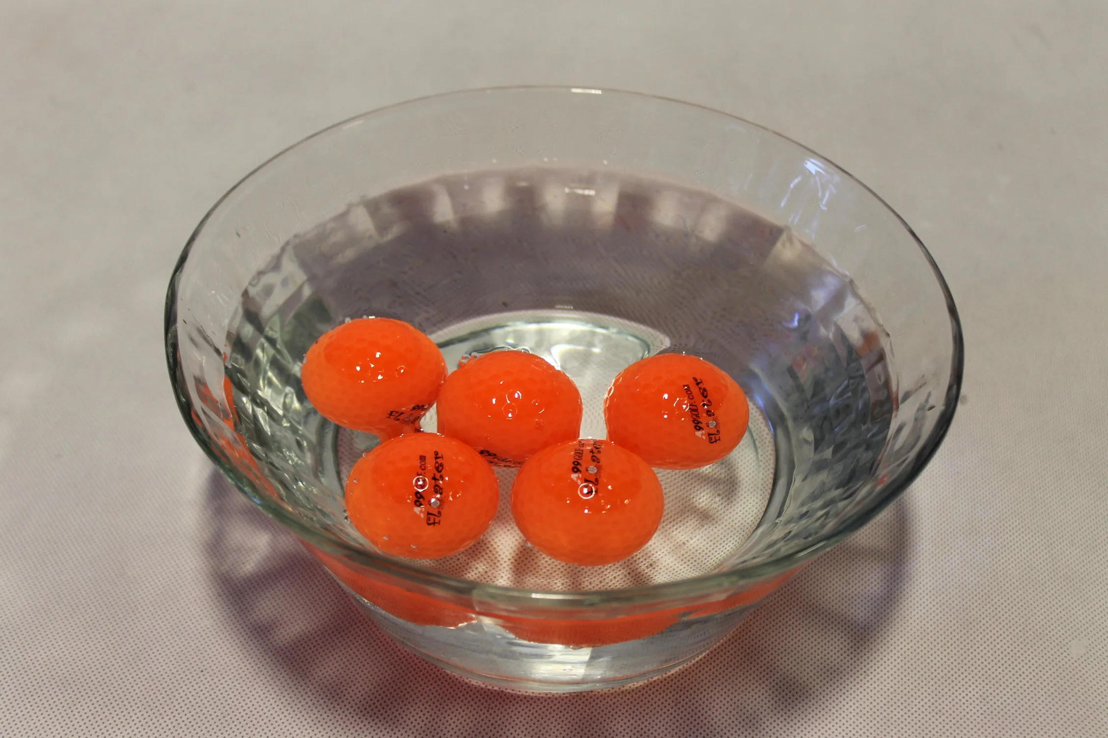 48pcs A99 Golf Floater Balls Floating Float Water Range Pool Pond Balls Water Fun Orange w Mesh Carry Bag