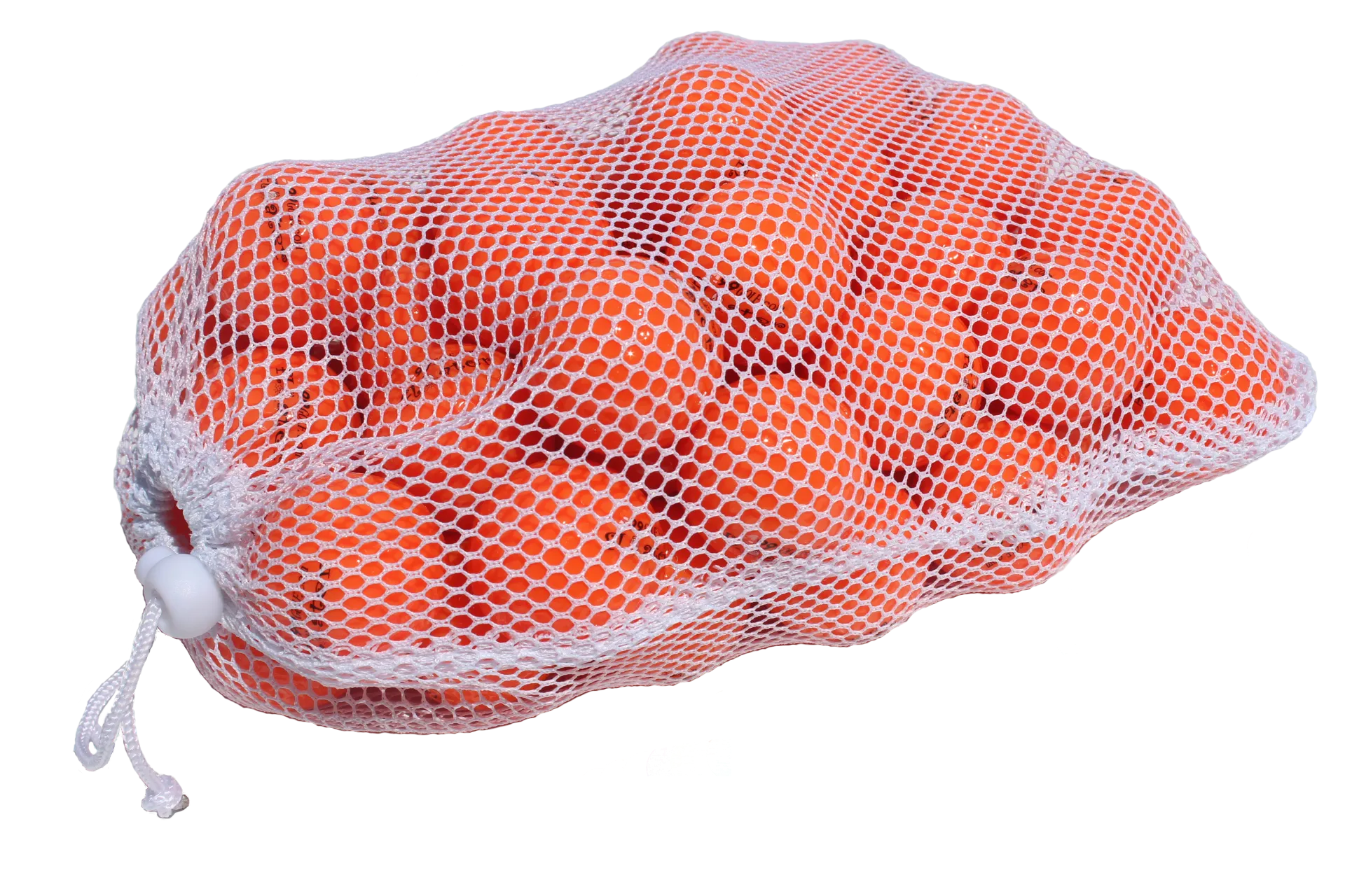 48pcs A99 Golf Floater Balls Floating Float Water Range Pool Pond Balls Water Fun Orange w Mesh Carry Bag