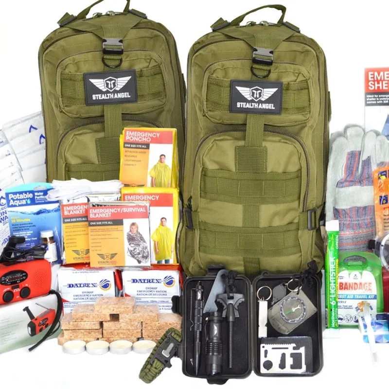 5 Person Emergency Kit / Survival Bag (72 Hours) Stealth Angel Survival