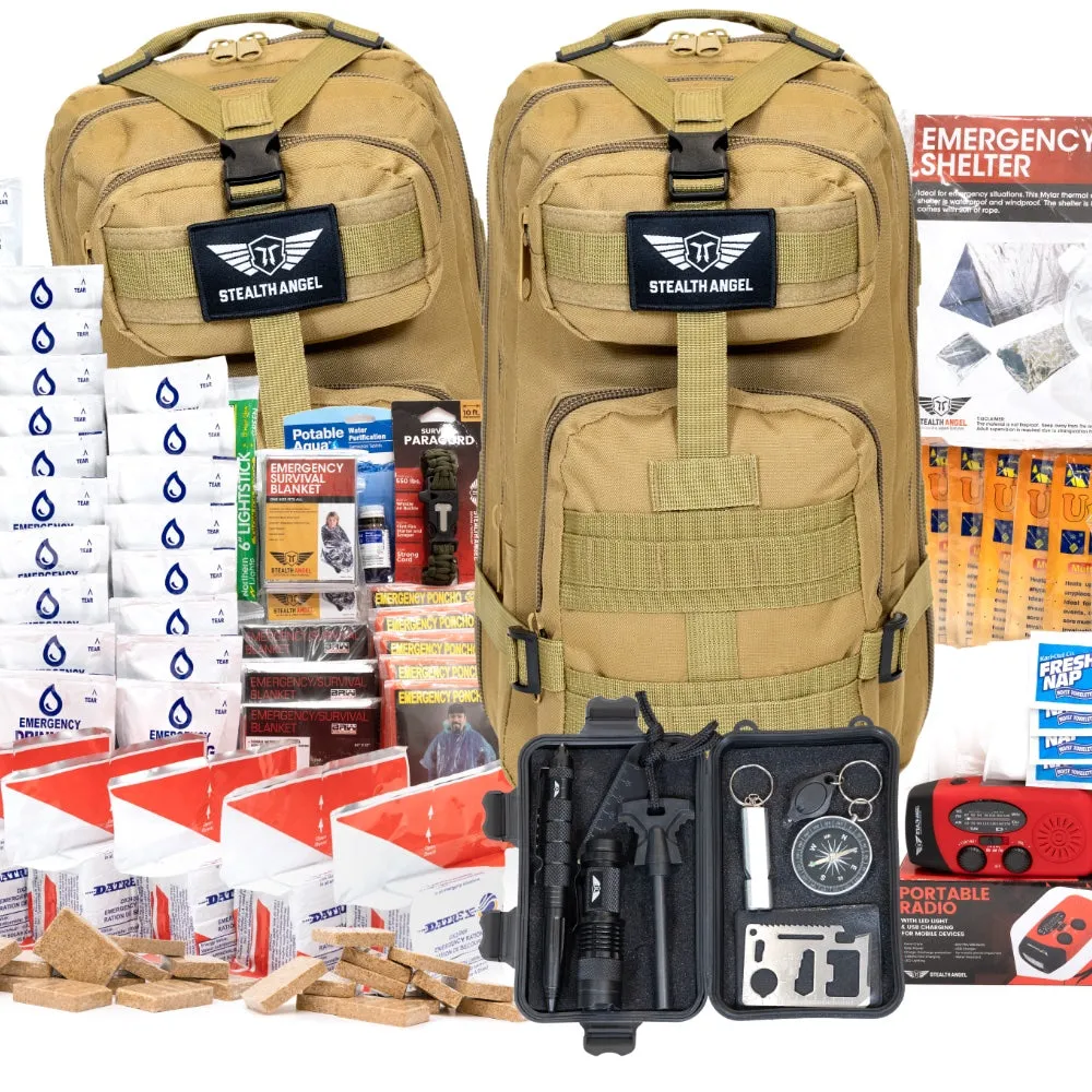 5 Person Emergency Kit / Survival Bag (72 Hours) Stealth Angel Survival