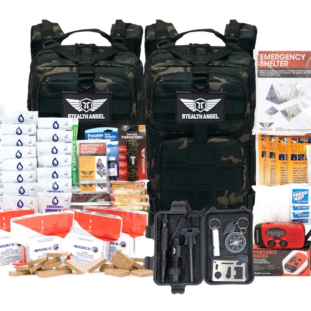 5 Person Emergency Kit / Survival Bag (72 Hours) Stealth Angel Survival