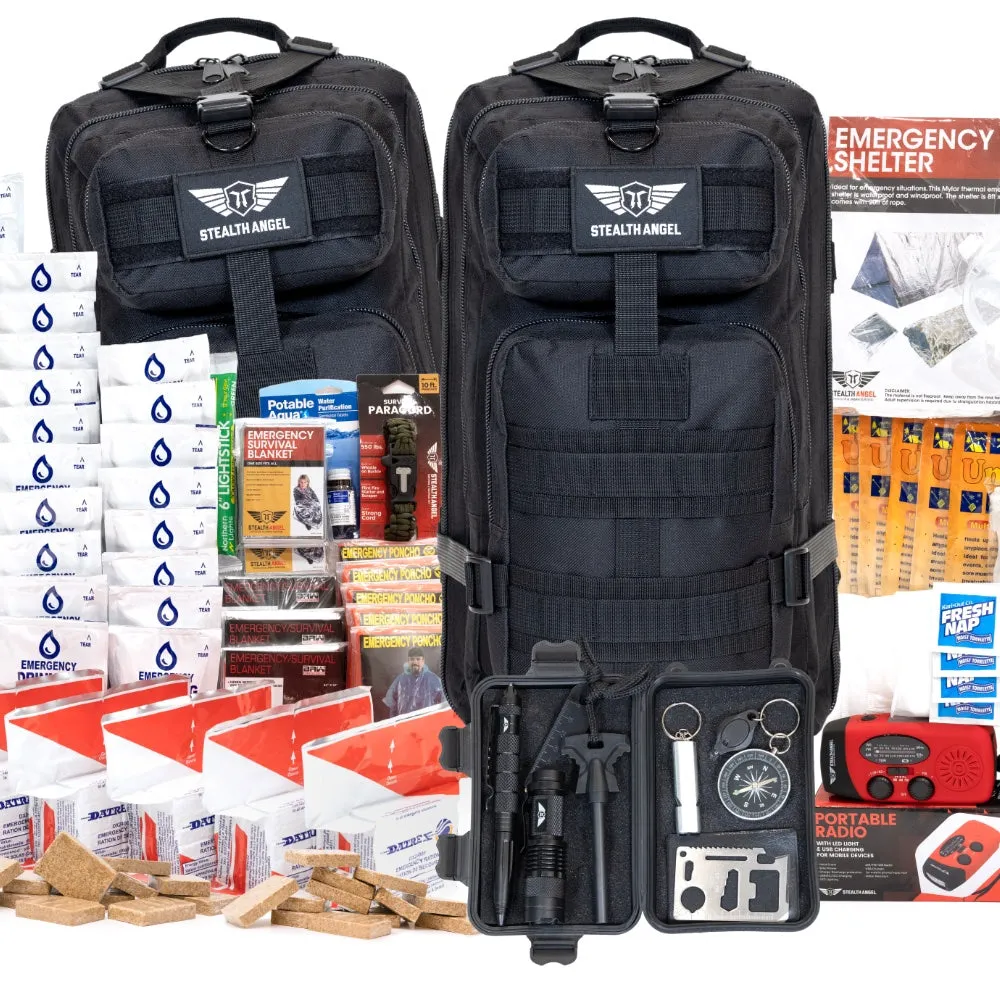 5 Person Emergency Kit / Survival Bag (72 Hours) Stealth Angel Survival