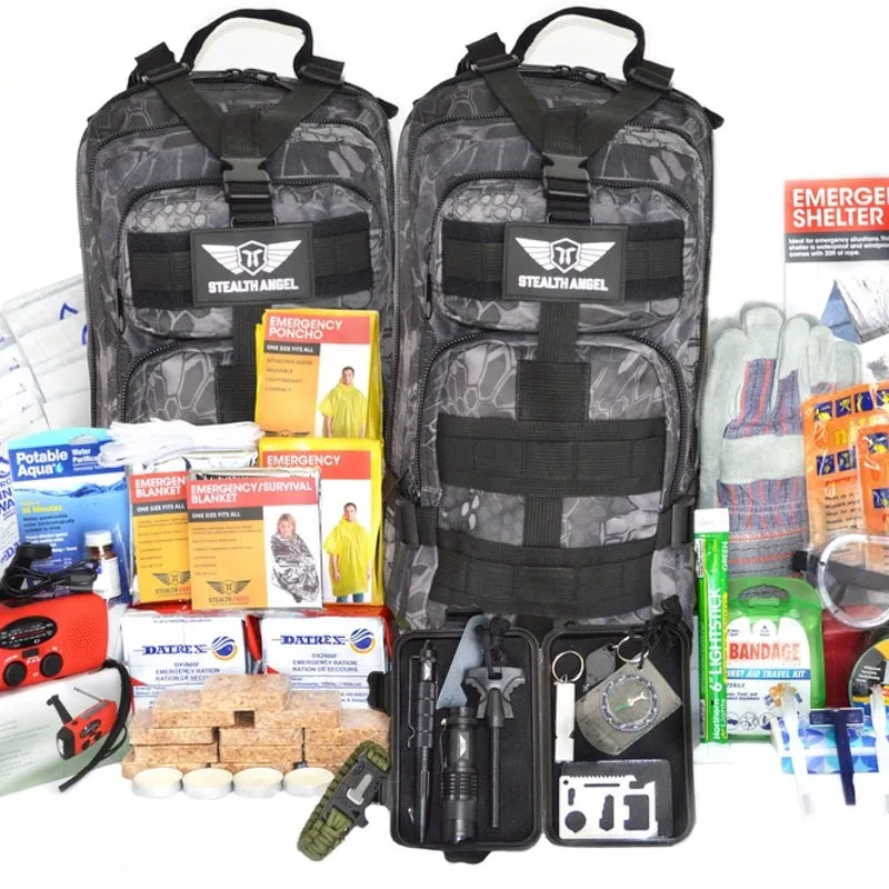 5 Person Emergency Kit / Survival Bag (72 Hours) Stealth Angel Survival