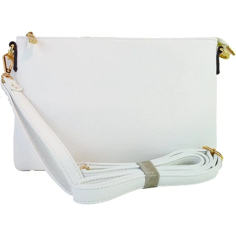 8623 Ellen Three Compartment Wristlet Fashion Clutch/Crossbody