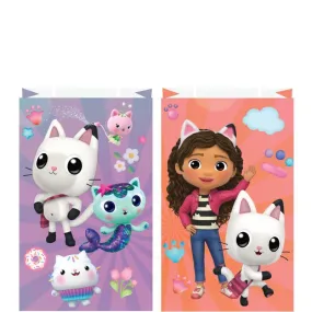 8pk Gabby's Dollhouse Birthday Paper Party Bags