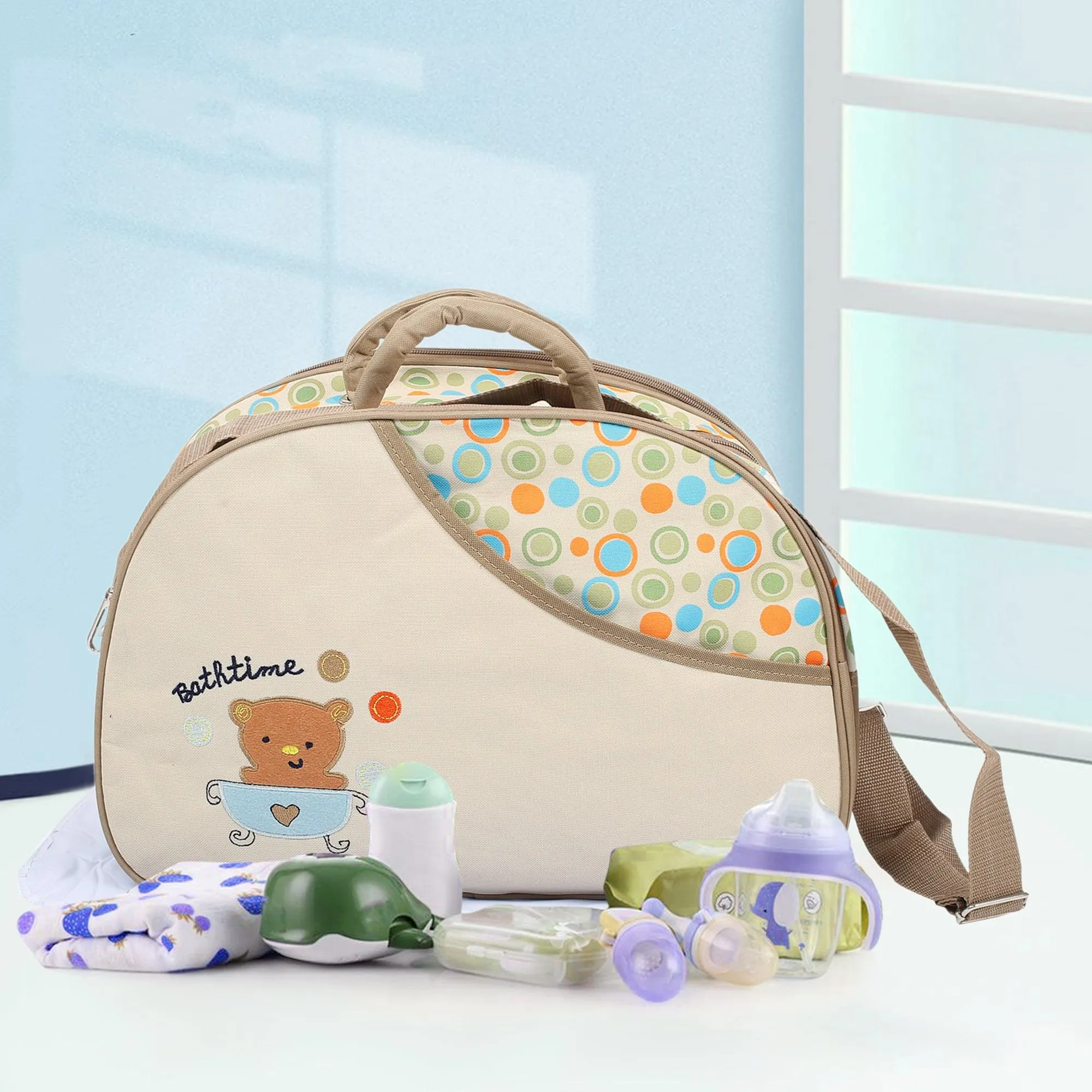 Abstract Fawn Diaper Bag