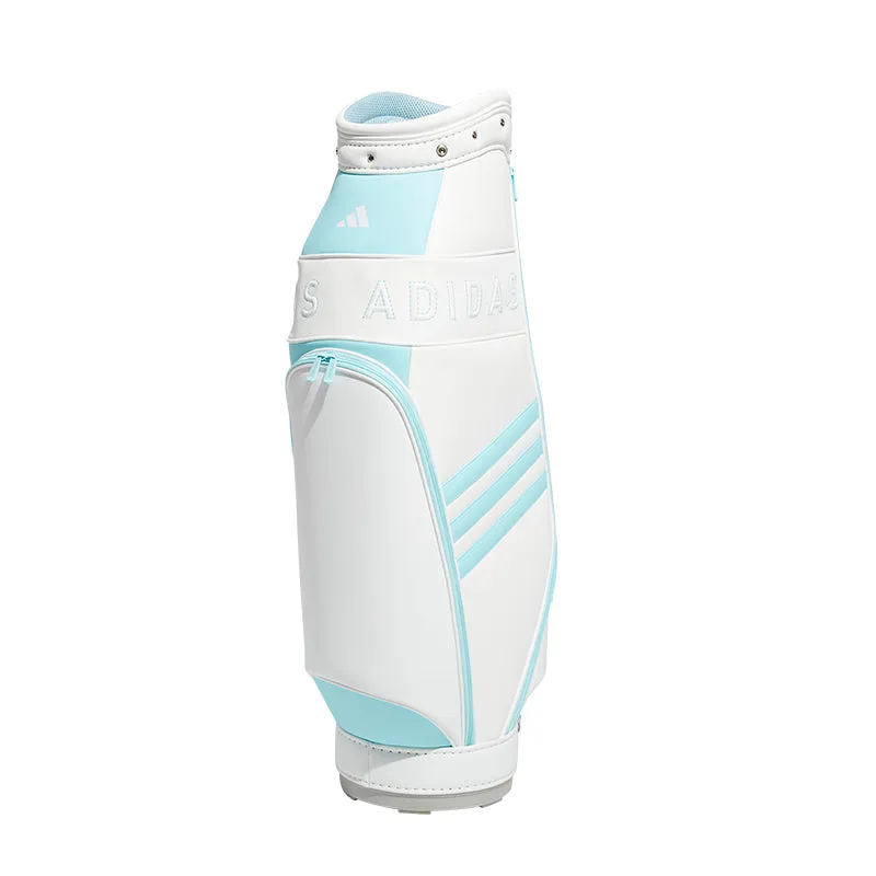 ADIDAS 8.5" 3-Stripes Women's Cart Bag (White/Aqua)