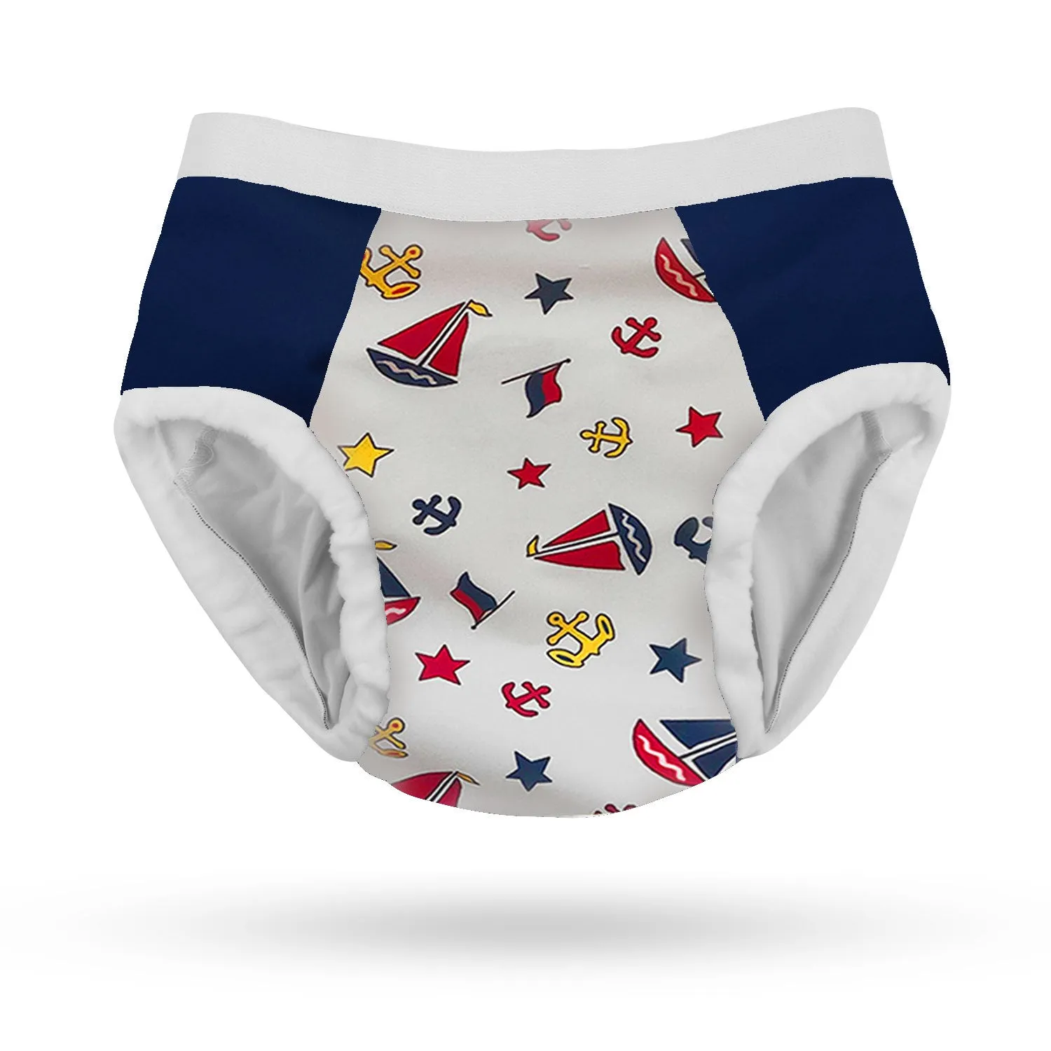 Adult Cloth Diapers;  Sailboat