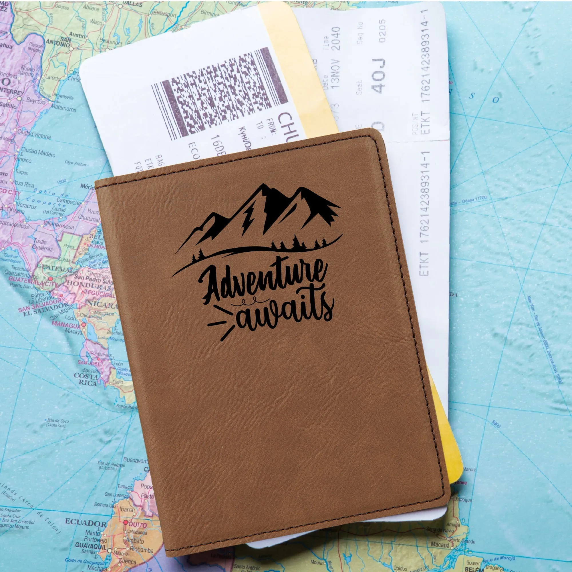 Adventure Awaits Passport Holder