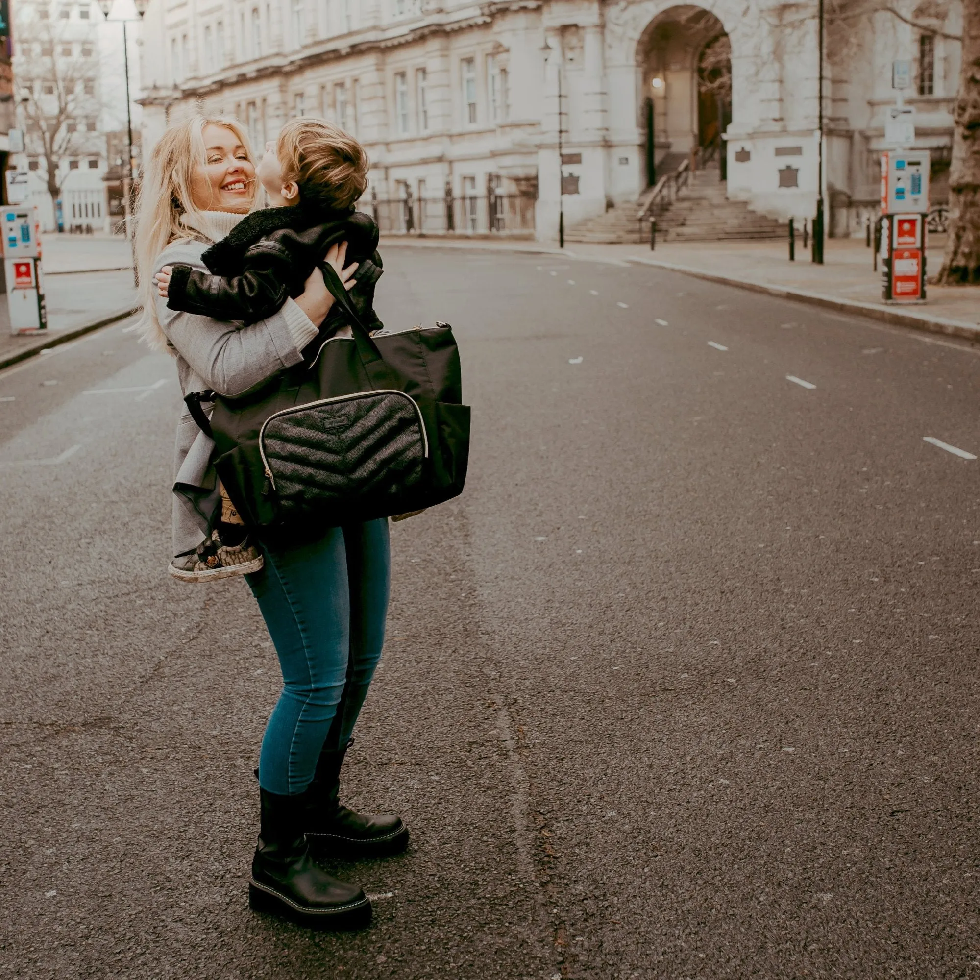 Amber Nappy Bag - Black