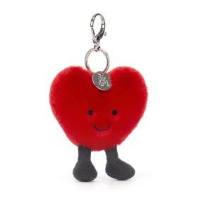 Amuseable Heart Bag Charm (Red)