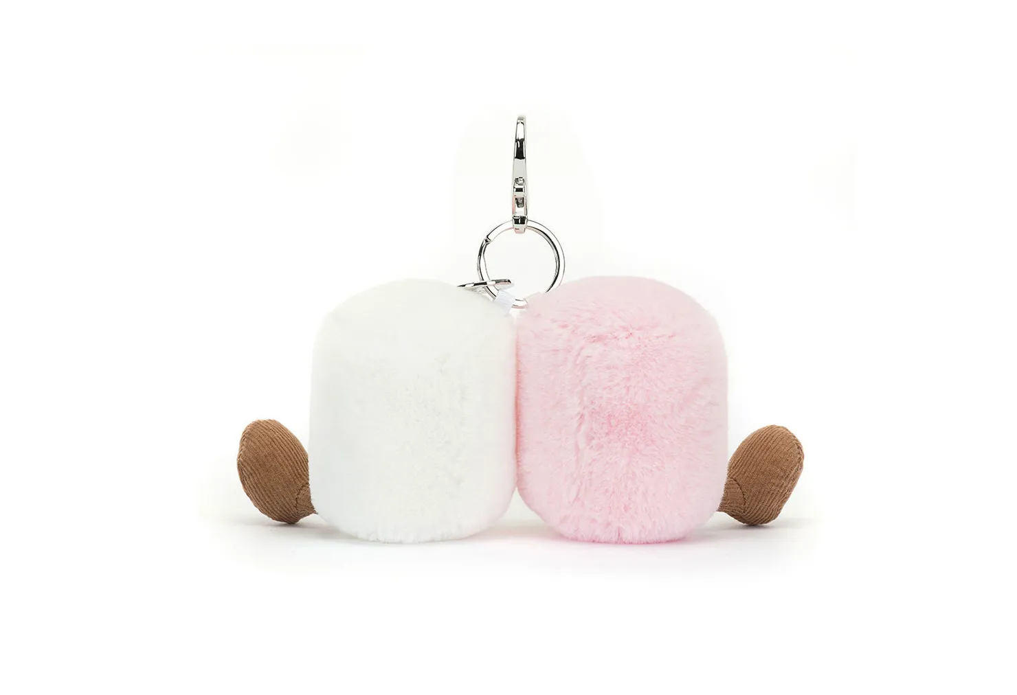 Amuseable Pair Of Marshmallows Bag Charm