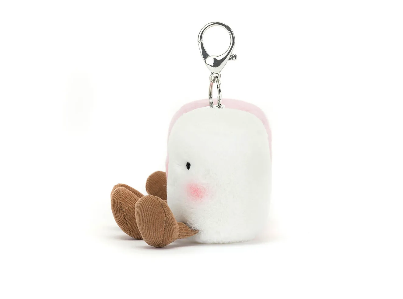 Amuseable Pair Of Marshmallows Bag Charm