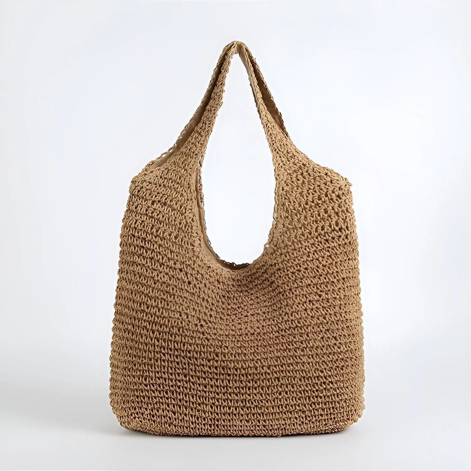 Anicia Bag - Modische gewebte Rattan Schultertasche für Damen