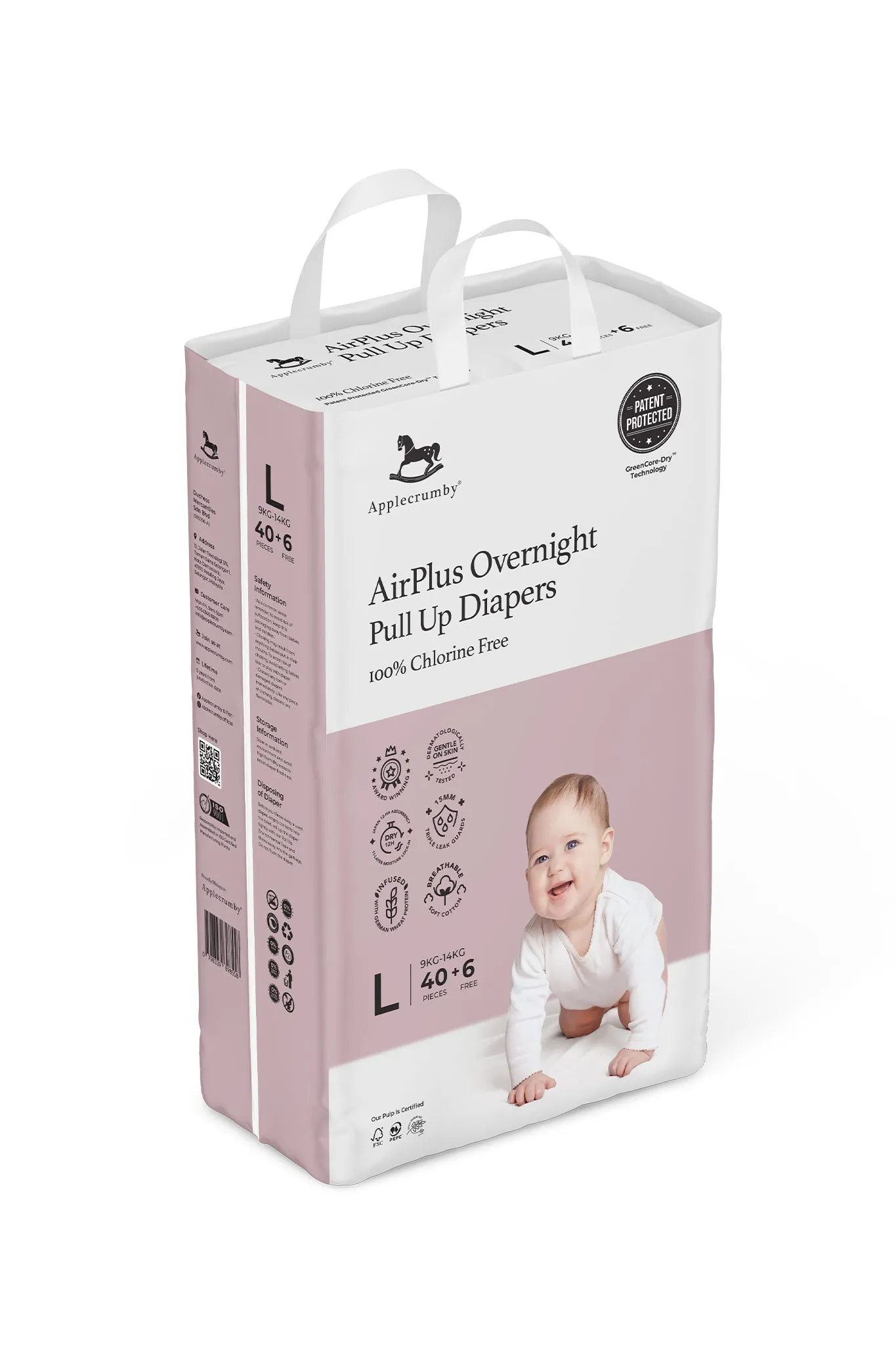 Applecrumby® Airplus Overnight Pull Up Diapers