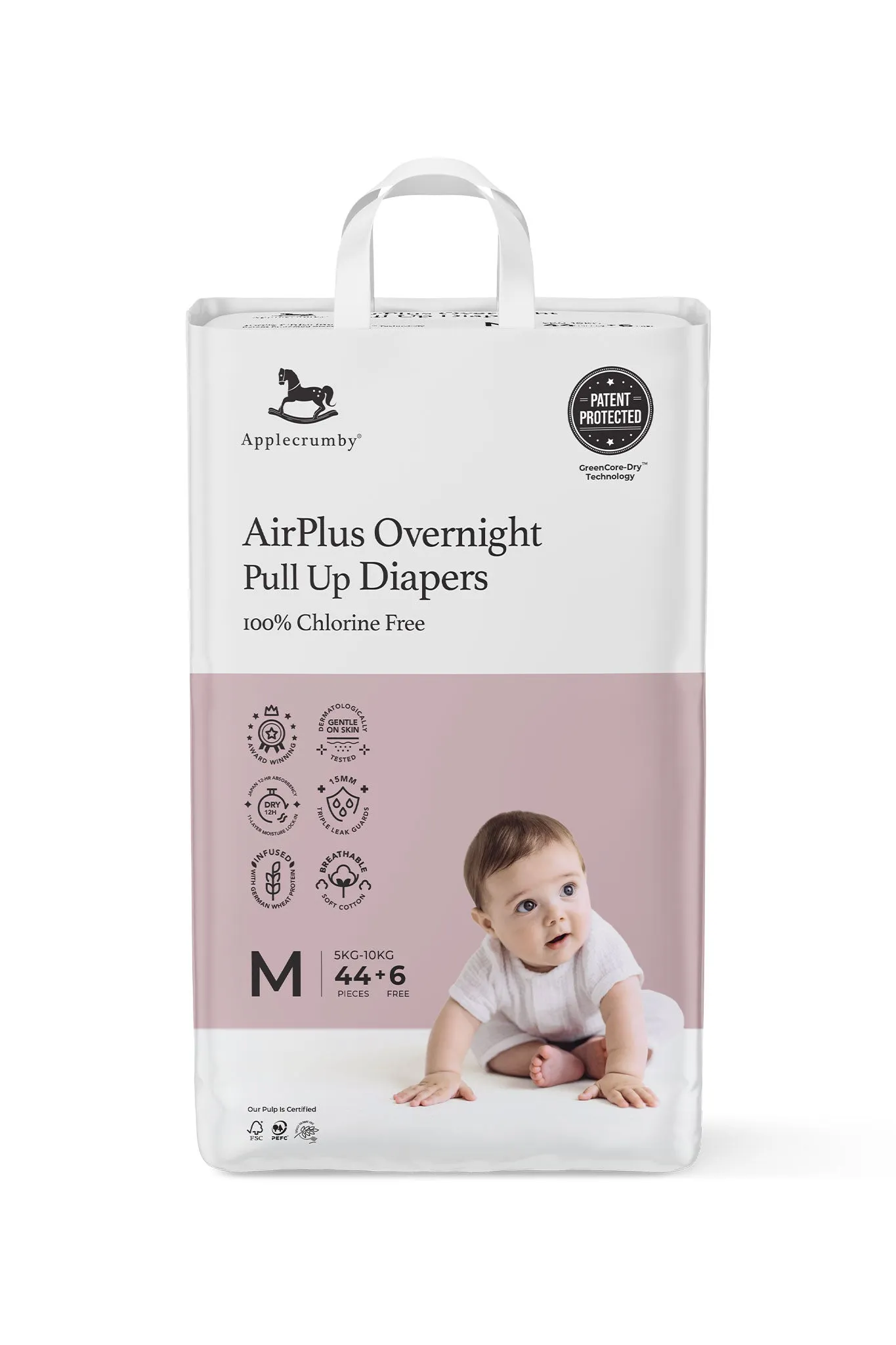 Applecrumby® Airplus Overnight Pull Up Diapers