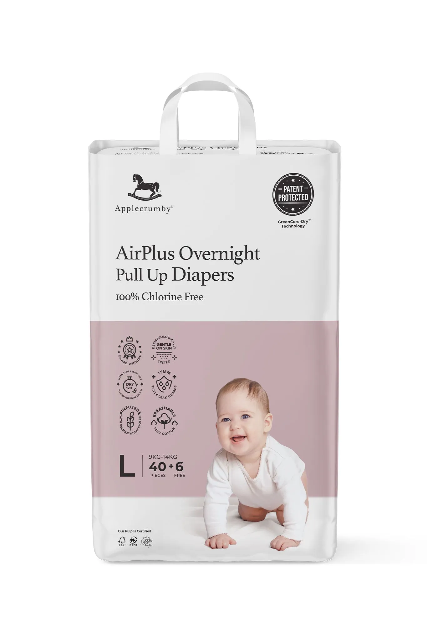 Applecrumby® Airplus Overnight Pull Up Diapers