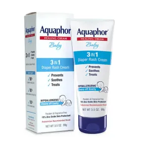 Aquaphor Baby Diaper Rash Cream 3.5 oz