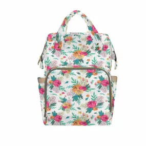 Australian Floral  Diaper Bag Backpack