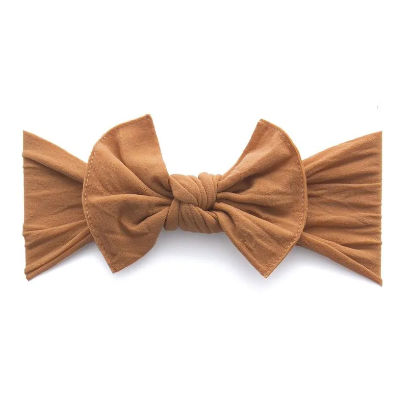 Baby Bling Bows - Classic Knot - Camel