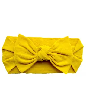 Baby Bling Bows - Classic Knot - Mustard