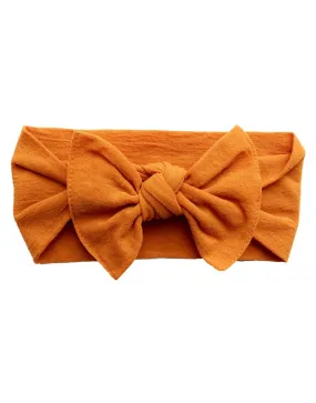 Baby Bling Bows - Classic Knot - Pumpkin