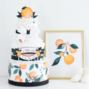 Baby Blossom Company Little Clementine Diaper Cake