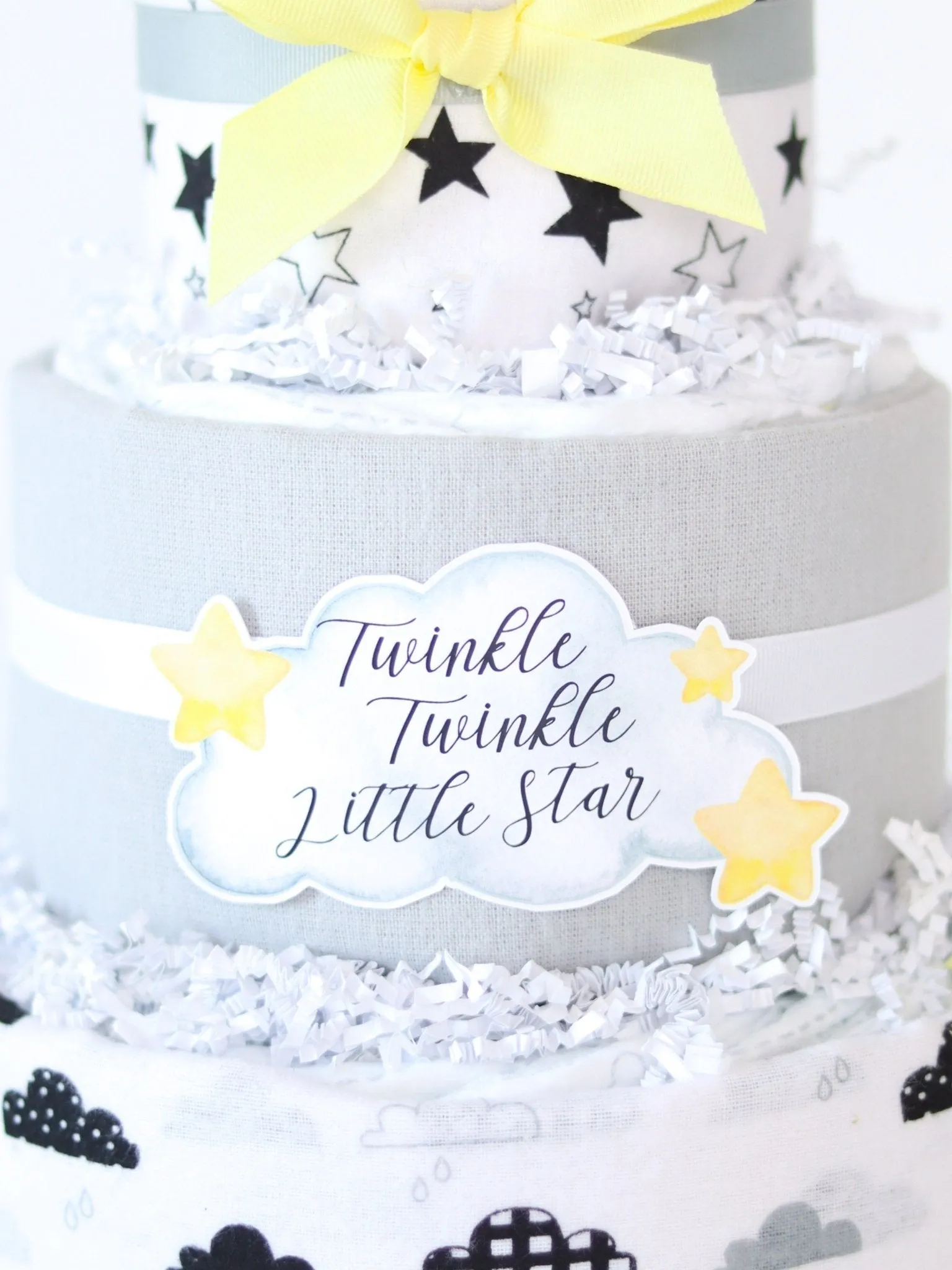 Baby Blossom Company Moon Diaper Cake