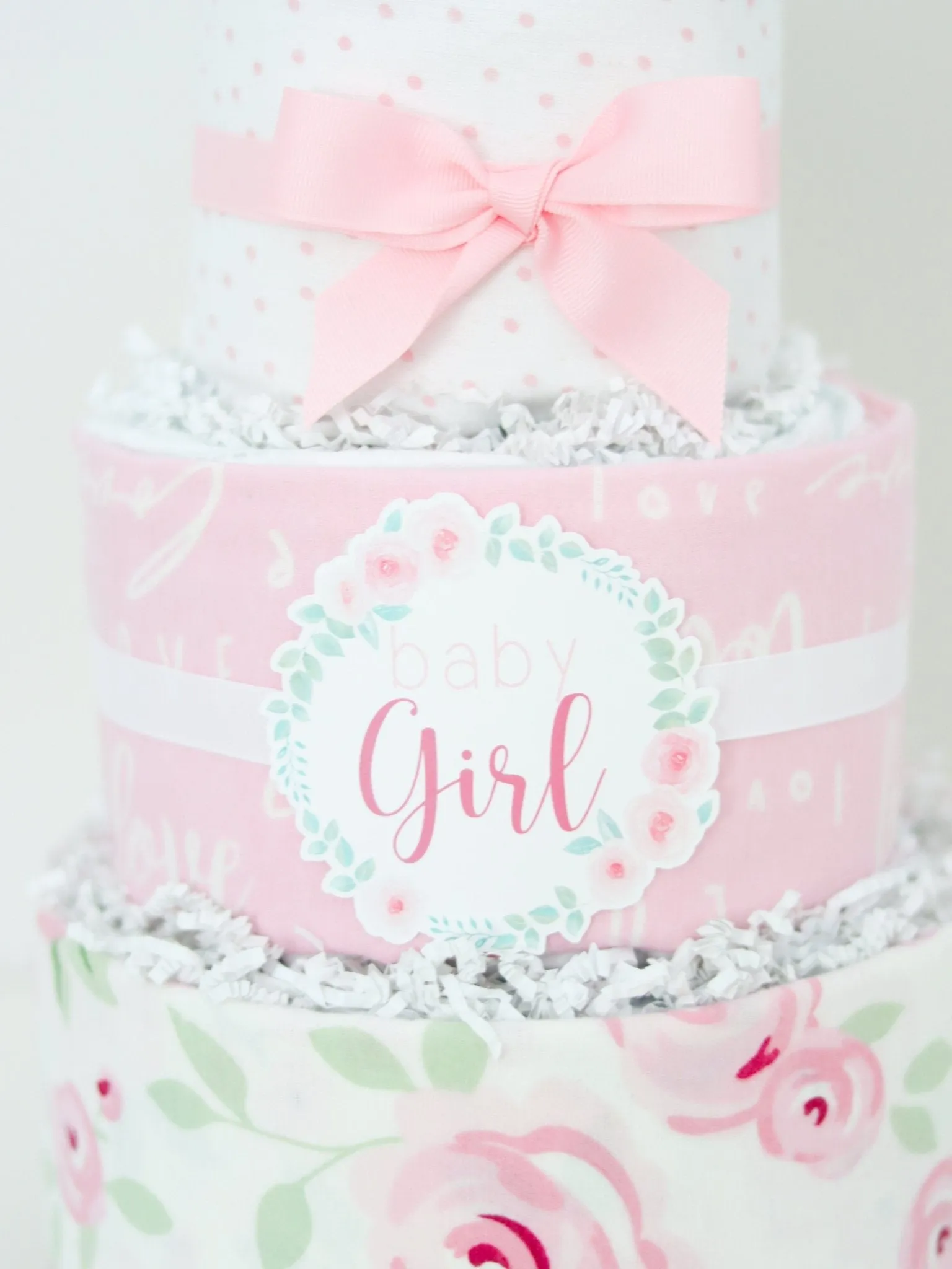 Baby Blossom Company Rose Diaper Cake