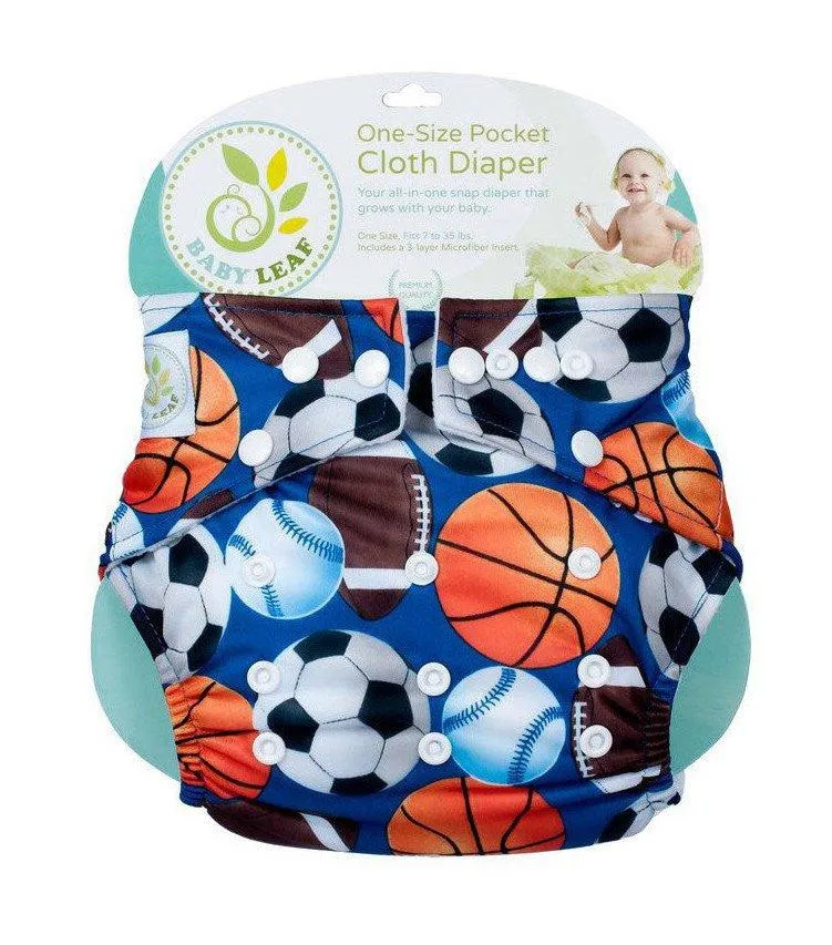 Baby Leaf Ball Craze One-Size Cloth Diapers