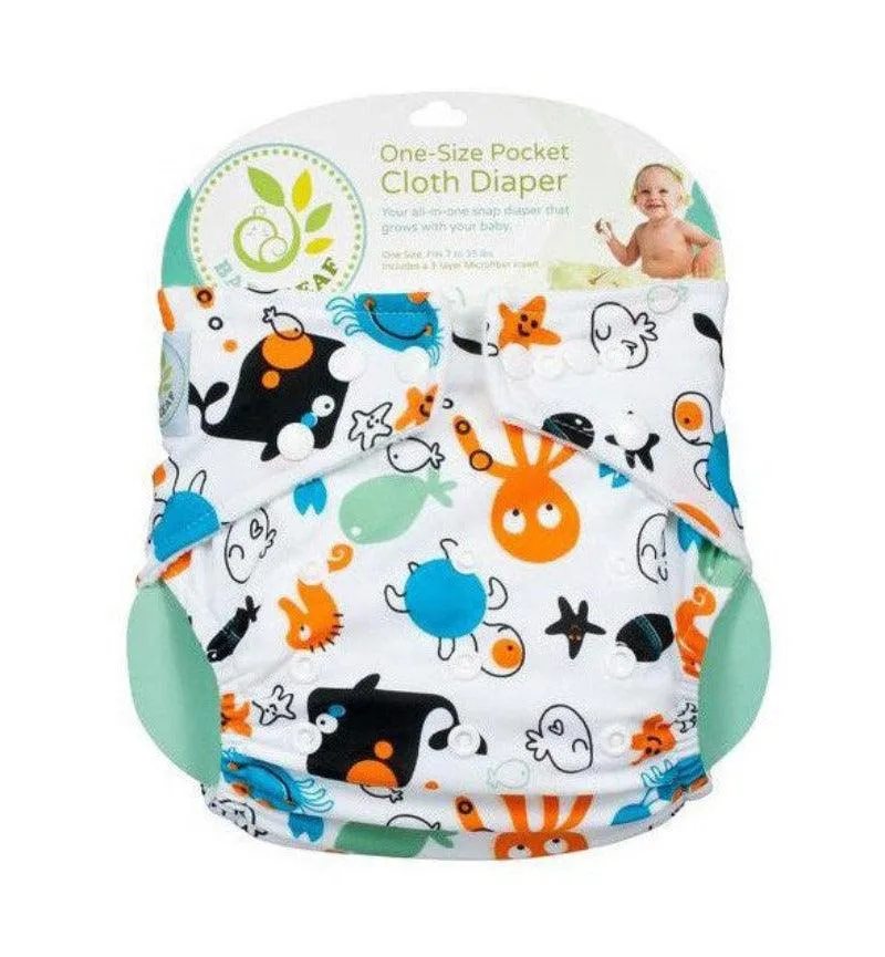 Baby Leaf Octopus One-Size Cloth Diapers