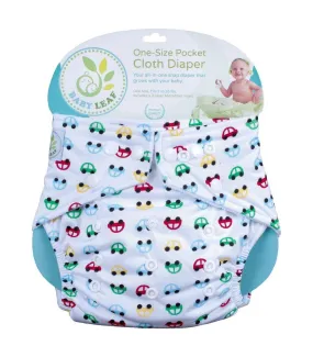 Baby Leaf VROOM VROOM One-Size Cloth Diapers