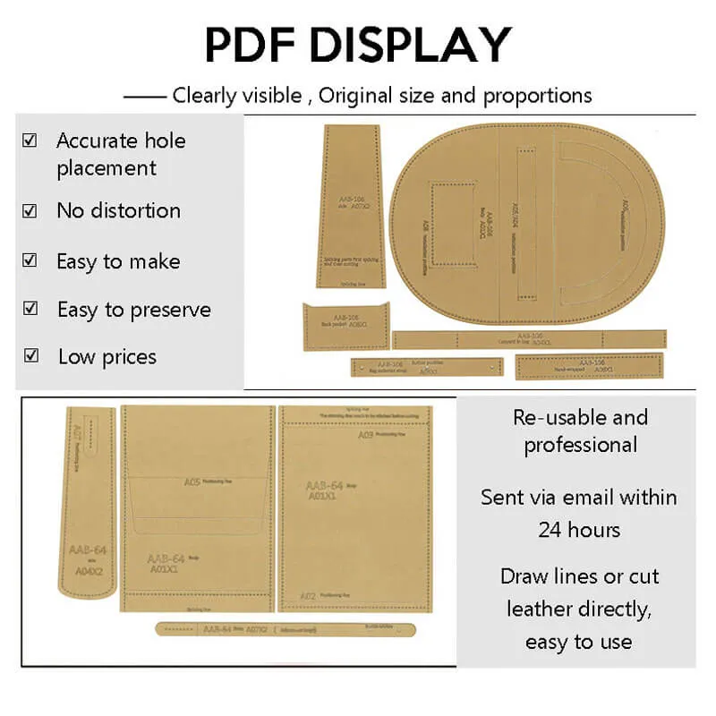 BABYLON™ Laptop Business Bag Making Pattern AAB-114