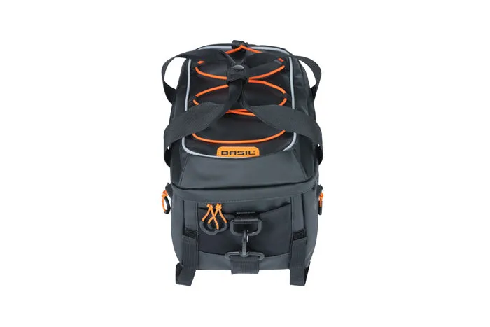 Basil Miles Tarpaulin Tailbag 7L Black Orange