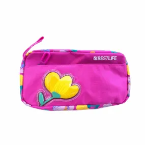 Bestlife Pink Flower Pencil Case