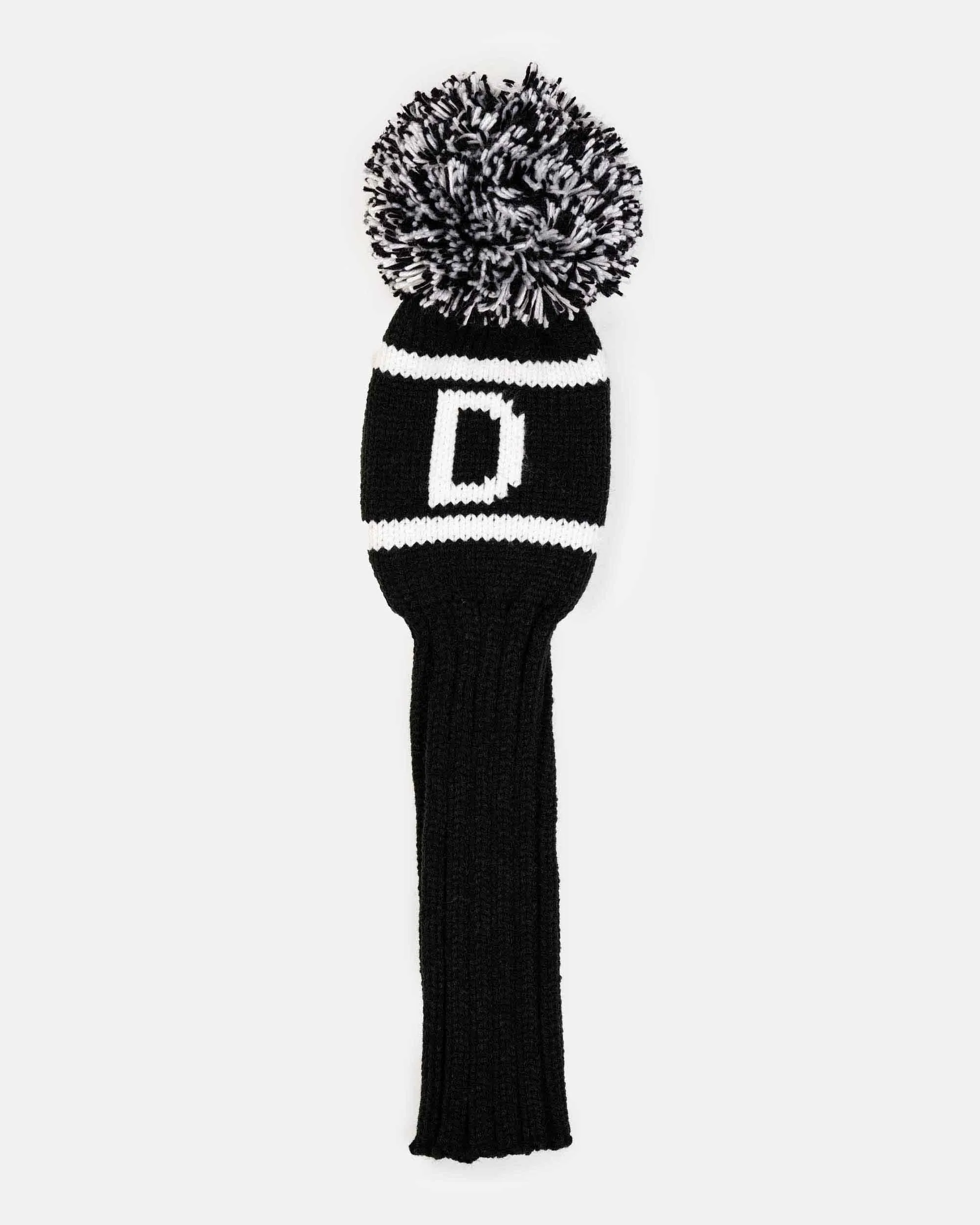 Black Knit Head Cover