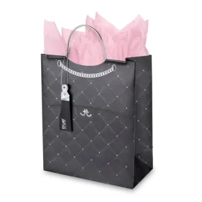 Black Quilted Gift Bag