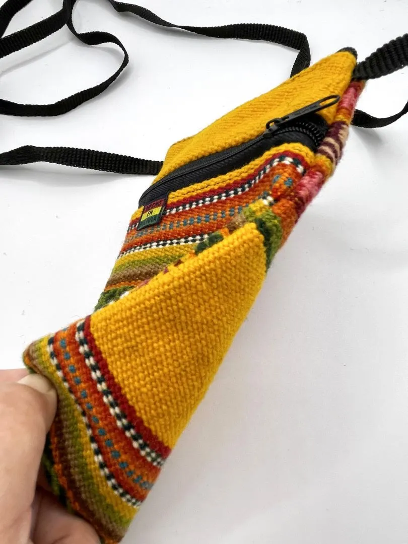 Bolivian Cellphone Crossbody Bag/Case - Mustard