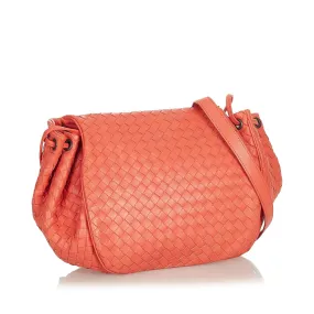 Bottega Veneta Intrecciato Leather Crossbody Bag (SHG-27146)