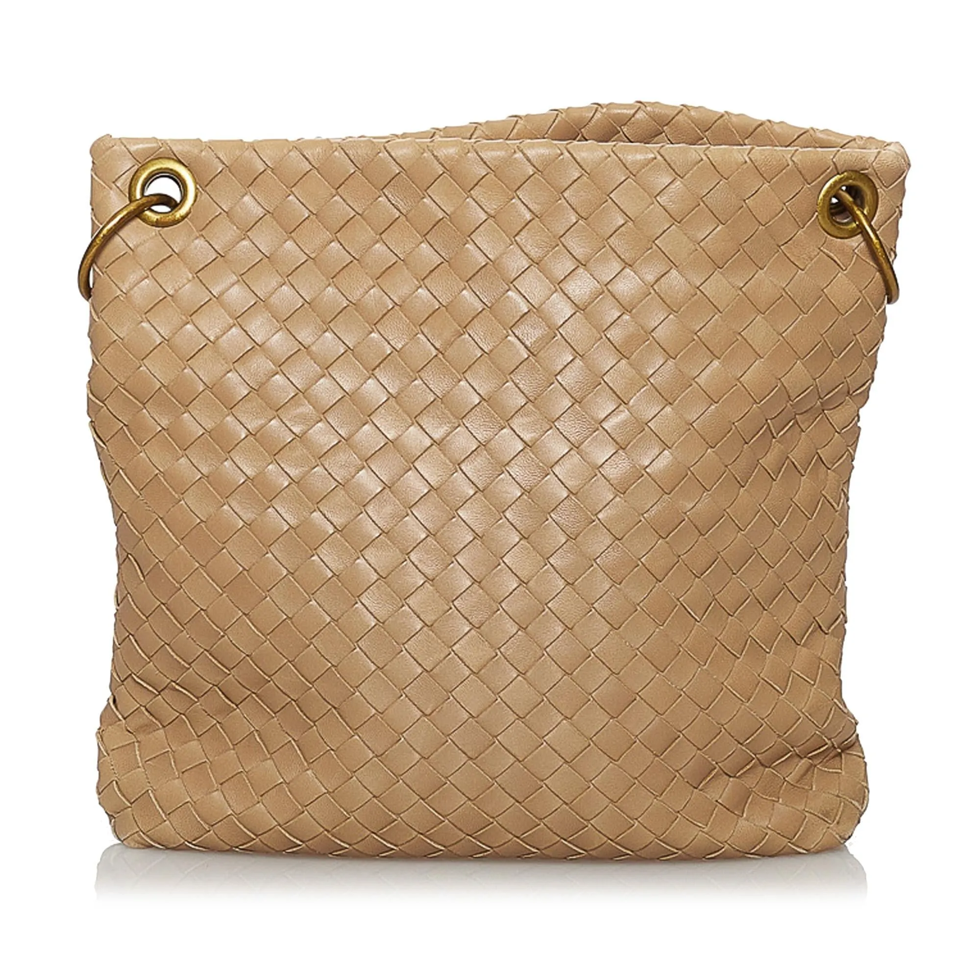 Bottega Veneta Intrecciato Leather Crossbody Bag (SHG-29936)