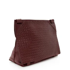 Bottega Veneta Intrecciato Nappa Messenger Bag (SHF-19188)