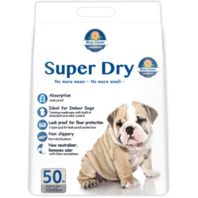 BUNDLE DEAL: Blue Clean Super Dry Ultra Absorbent Pee Pad For Dogs