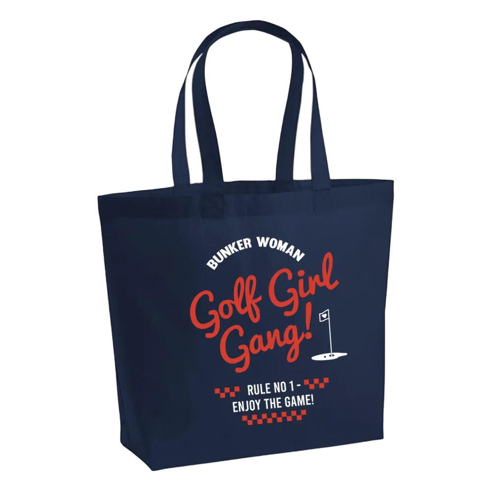 Bunker Woman Retro Tote Bag - Navy