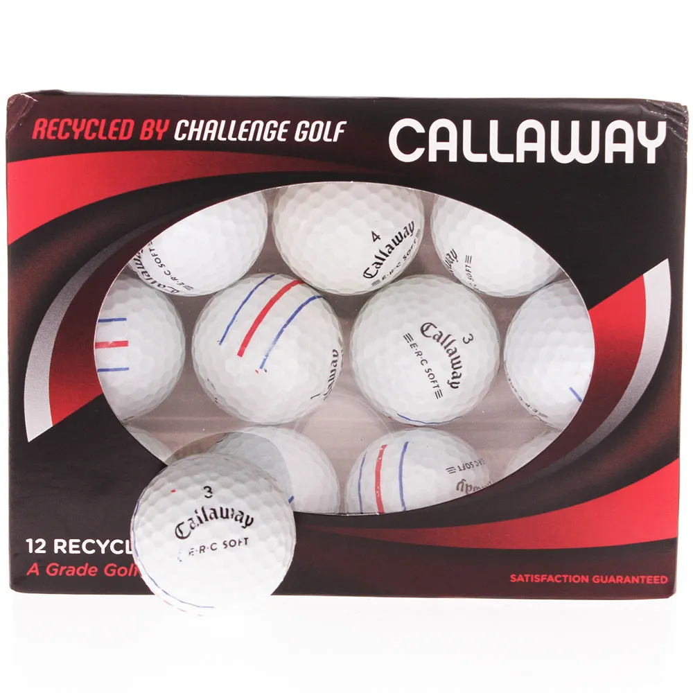 Callaway ERC Soft Refurbished A-Grade Golf Balls - 12 Pack - White