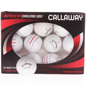 Callaway ERC Soft Refurbished A-Grade Golf Balls - 12 Pack - White