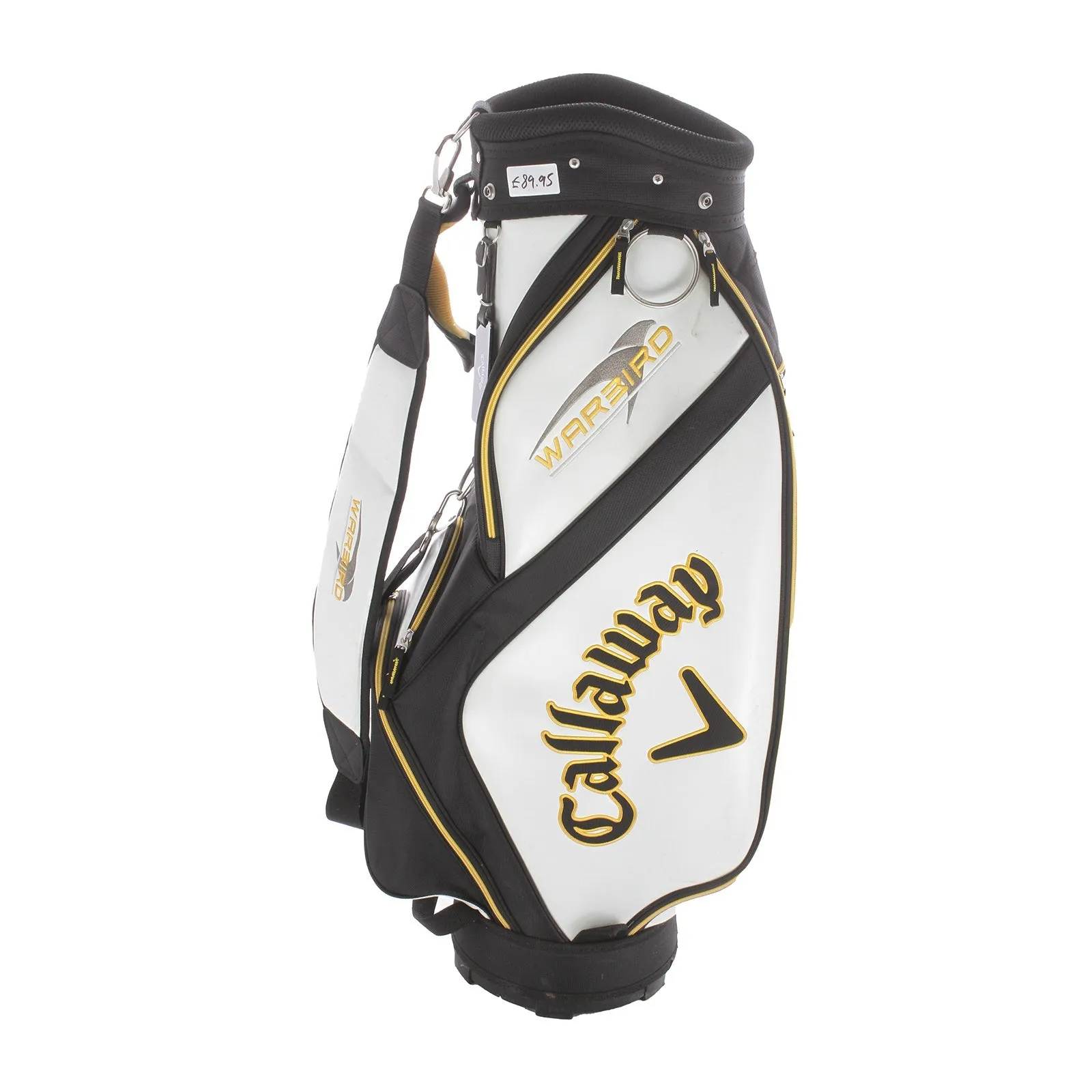 Callaway Warbird Cart Bag - White/Black/Yellow