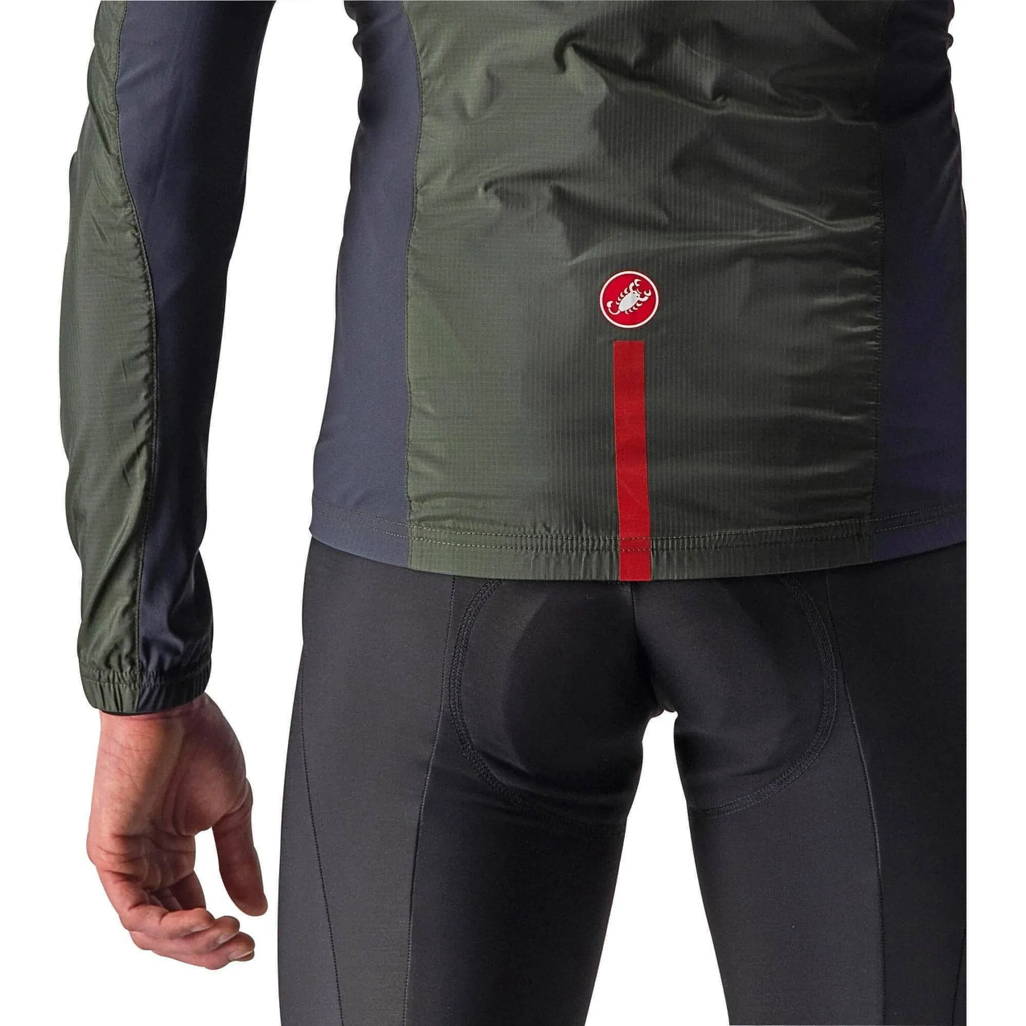 Castelli Squadra Stretch Mens Cycling Jacket - Green