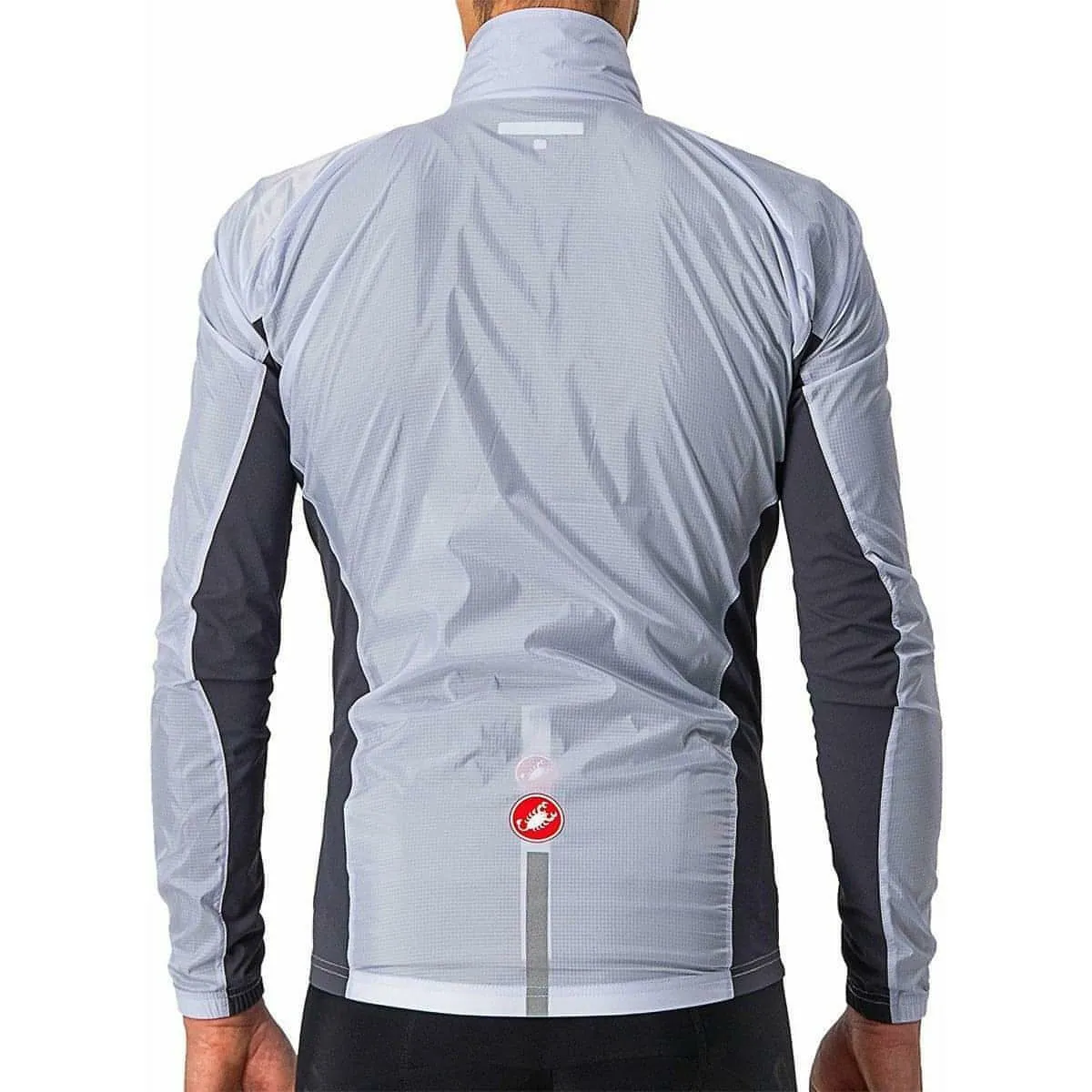 Castelli Squadra Stretch Mens Cycling Jacket - Silver